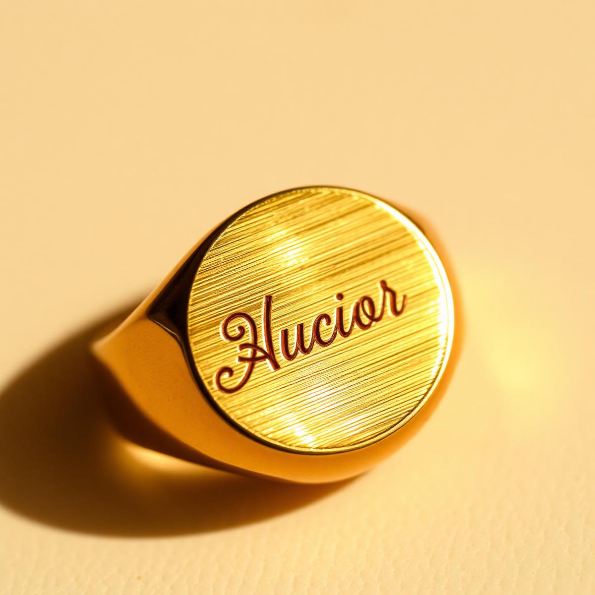 Ismi Engraved Signet — view 1